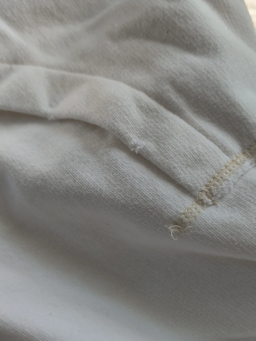 Aeropostale Vintage Sweatshirt M Cream Pullover Hoodie Bloke Norm core Preppy
